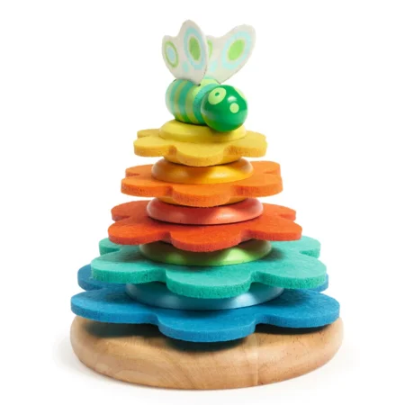 Djeco Stapelturm Butterblume