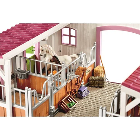 Schleich ridecenter med rytter og heste