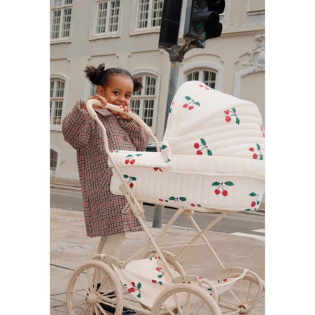 Konges Sløjd Puppenwagen, ma grande cerise glitter