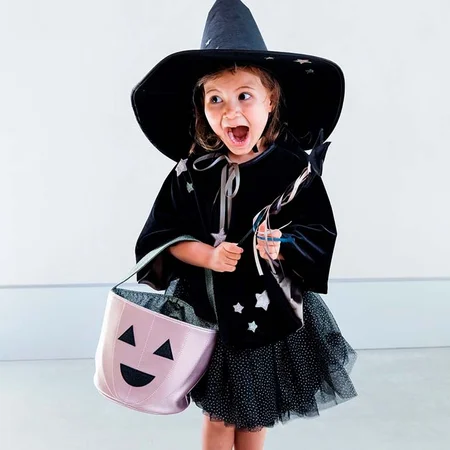 Mimi & Lula Cape, Gertrude Hexe Halloween, schwarz