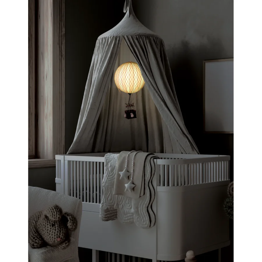 Heißluftballon travels light LED, pink light, Authentic Models 