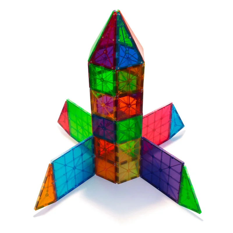 Magna-Tiles Baumagneten, clear - 100 Teile