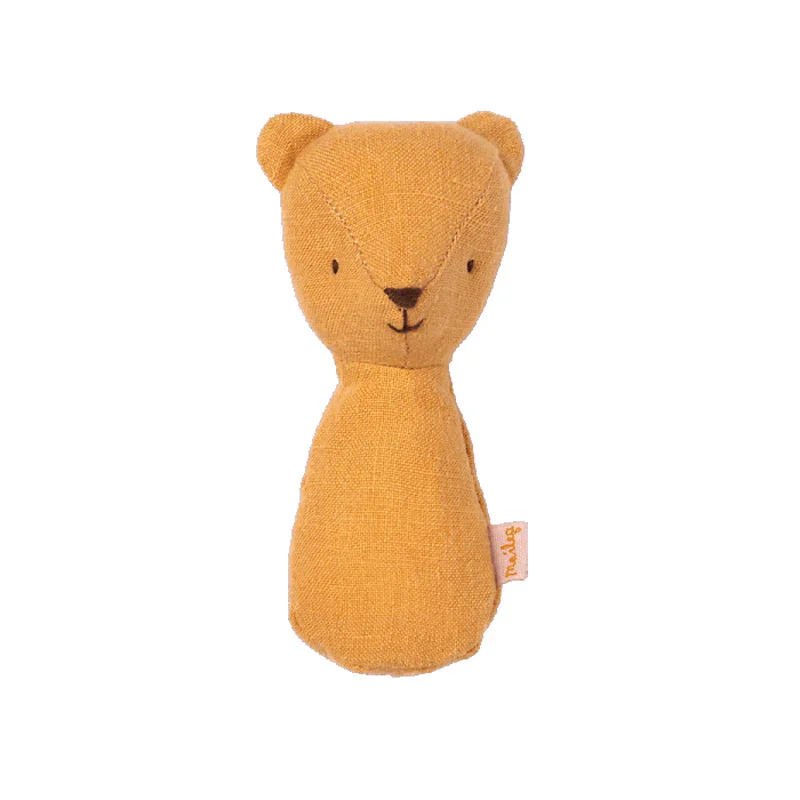 Maileg Babyrassel "Bär" - dusty yellow