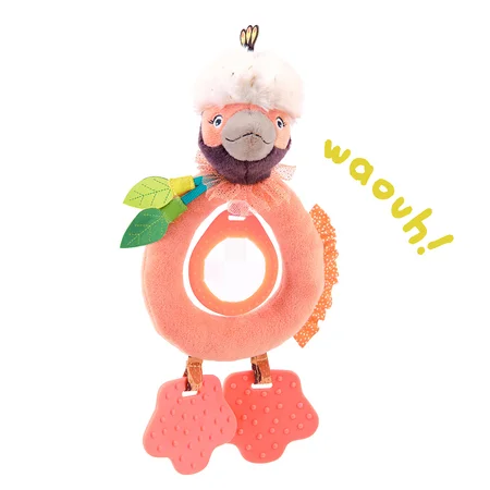 Moulin Roty rangle med bideringe, Fuglen Paloma