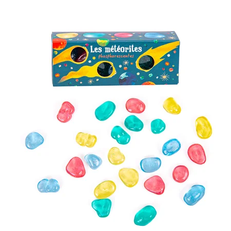 Moulin Roty selvlysende meteoritter
