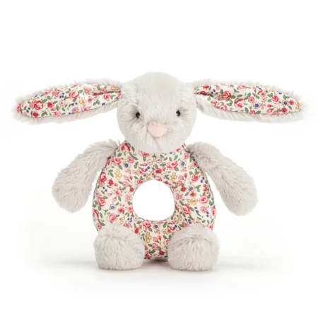 Jellycat rangle, bashful kanin - blossom silver