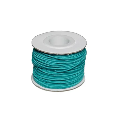 Elastiksnor 25 mtr, aqua