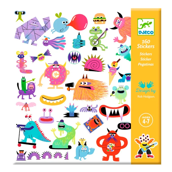 Djeco Sticker, Monster