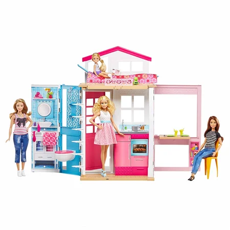 Barbie dukkehus m.2 etager