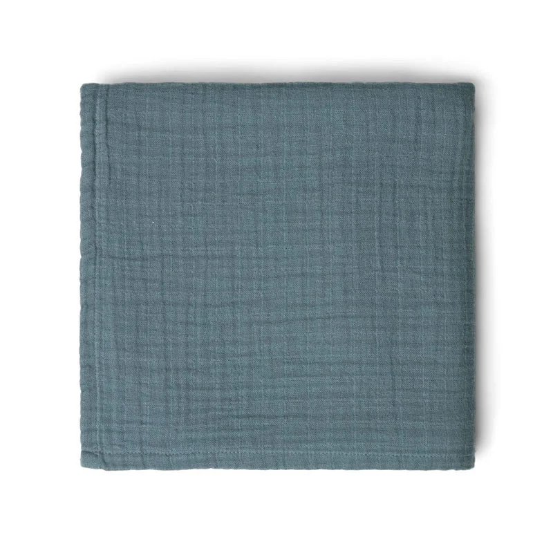 Liewood muslin svøb, Whale blue