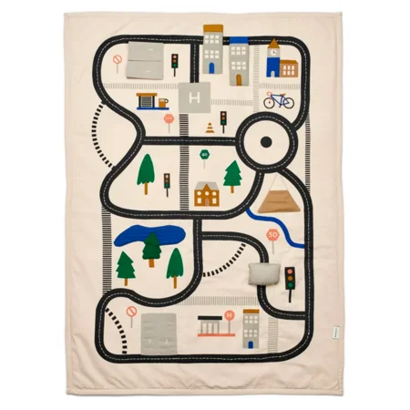Liewood Adonna transportable Spieldecke, road map/sandy