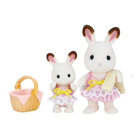 Sylvanian Families, kaniner i badetøj