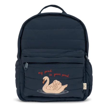 Konges Sløjd Juno Quilt-Rucksack Midi, total eclipse