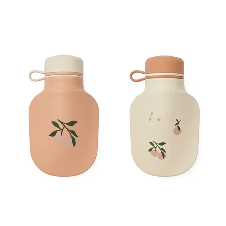 Liewood Lizzie 2er-Pack Smoothie Flasche, peach/sea shell