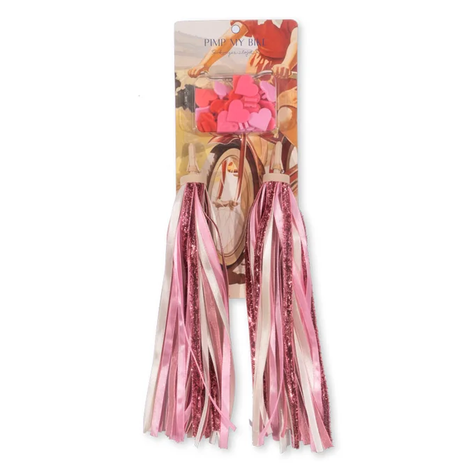 Konges Sløjd Fahrradschmuck, pink glitter