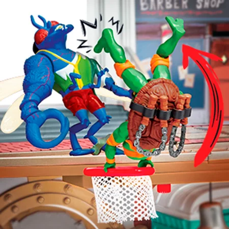 Ninja Turtles Mutant Mayhem grosses Spielset Hauptquartier Sewer Lair Dlx