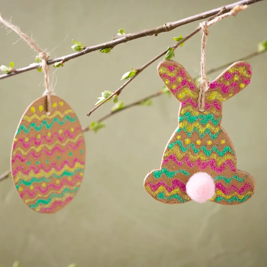 Mini DIY Kit Dekoration Ostereier und Hase, Creative company 