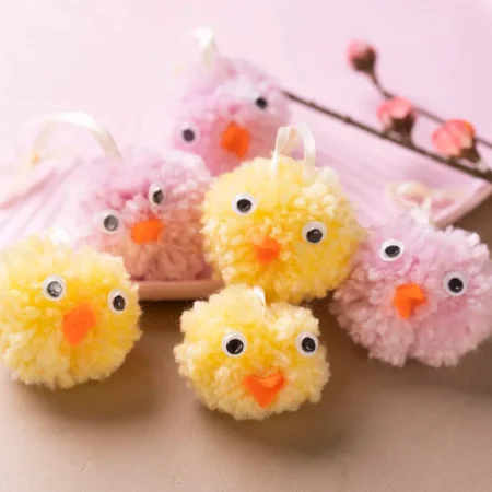 Mini DIY Kit Pompon Küken, Creativ company 