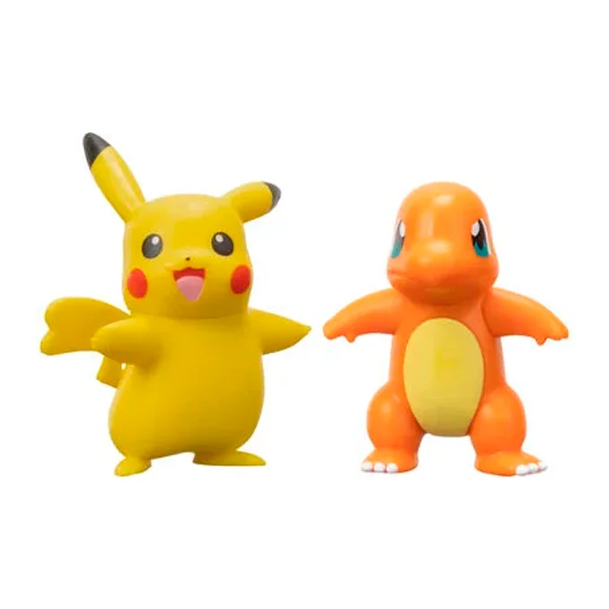 Pokemon battle figure 2-pak, Charmander og Pikachu