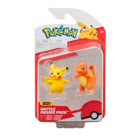 Pokemon battle figure 2-pak, Charmander og Pikachu