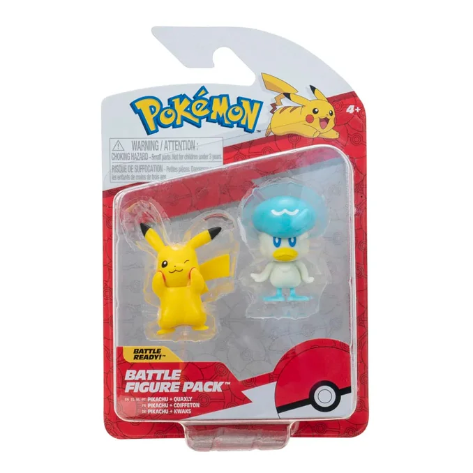 Pokemon batte figurer, Pikachu og Quaxly
