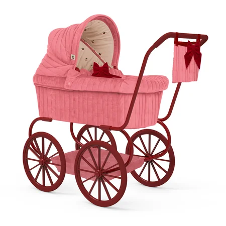 Konges Sløjd Minnie Lulu Puppe Kinderwagen, strawberry ice