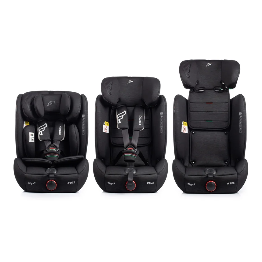 FairGo Forza i-size Autositz 76-150 cm - black sand