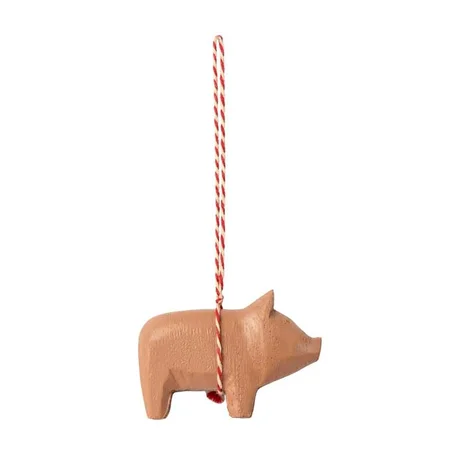 Maileg Weihnachtsbaum-Schmuck "Schwein", old rose
