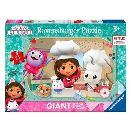 Gabby`s Dollhouse Riesiges Bodenpuzzle, 24 Teile
