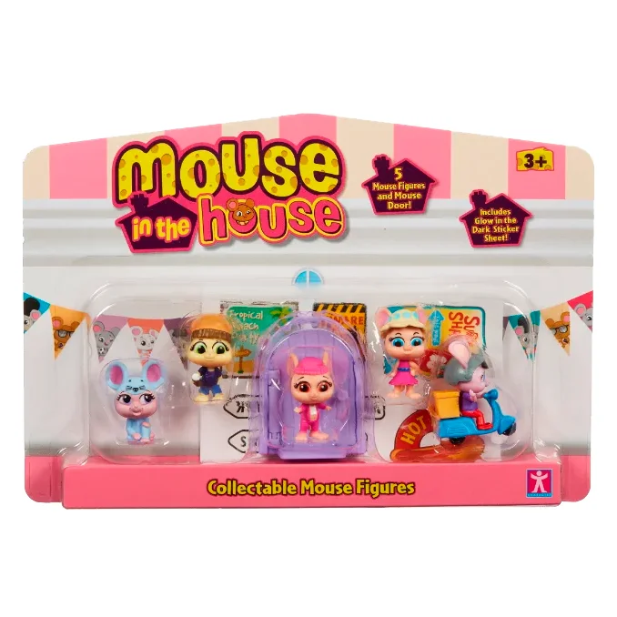 Mouse in the House Mäusefreunde, 5er-Pack