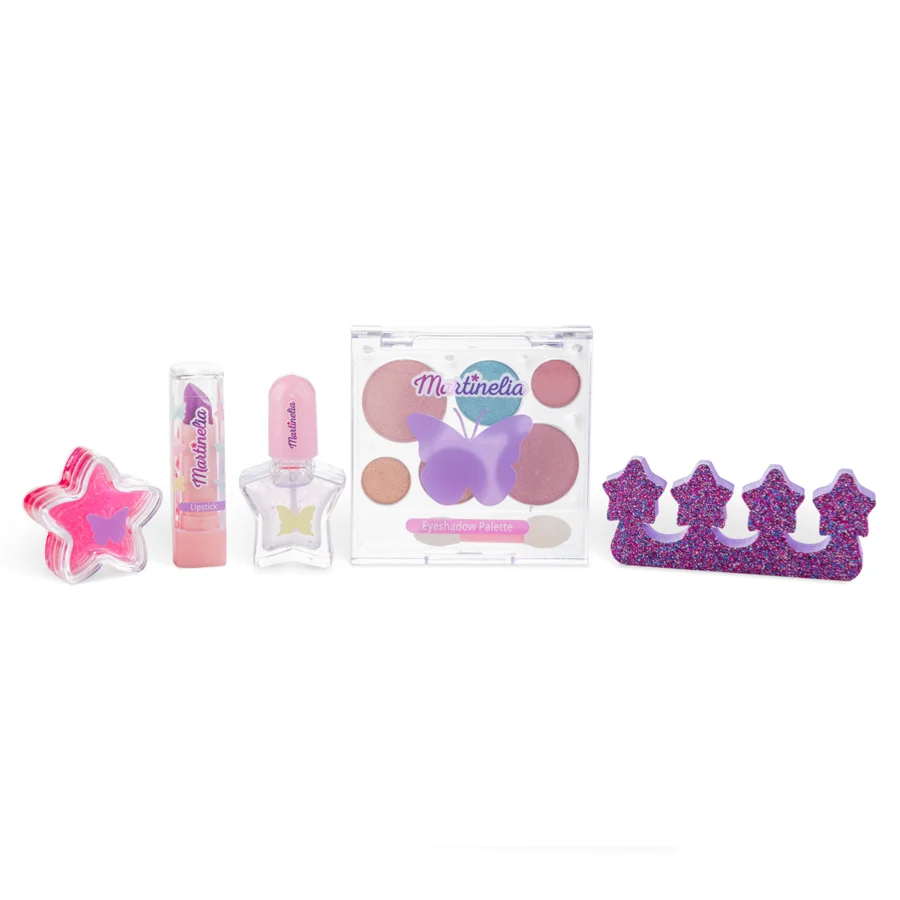 Quilt-Rucksack mit Make-Up Set, Martinelia 