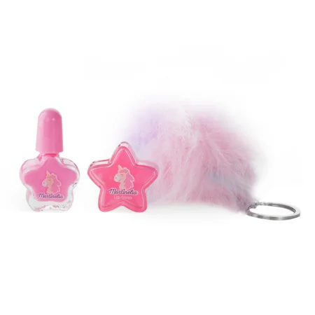 Schlüsselanhänger mit Lipgloss und Nagellack, little unicorn, Martinelia 