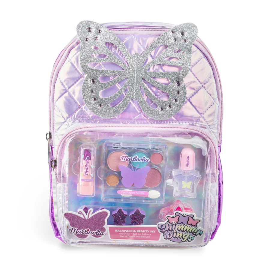 Quilt-Rucksack mit Make-Up Set, Martinelia 