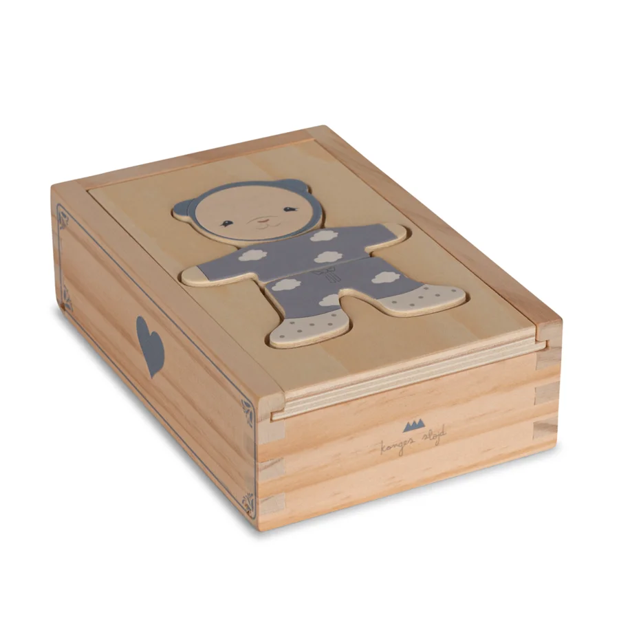 Konges Sløjd Anzieh-Puzzle, blau