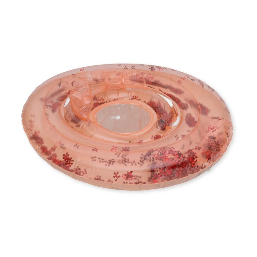 Konges Sløjd Baby-Schwimmring mit Glitzer, blush