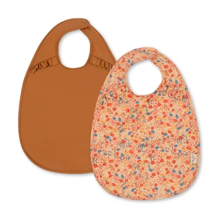 Konges Sløjd 2er-Pack Lätzchen, viletta/almond