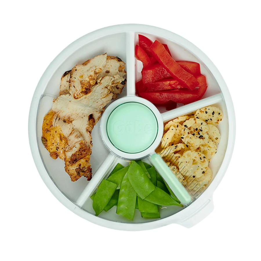 GoBe Kids große Spinner Snackbox, mint grün