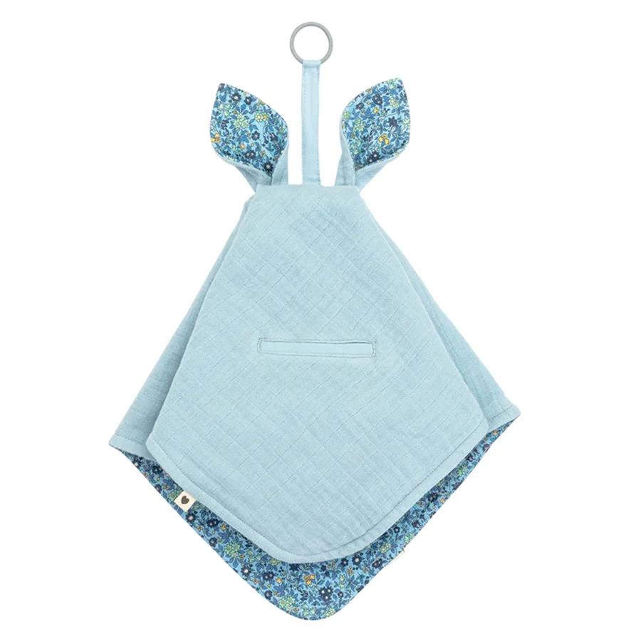 BIBS x Liberty Schnuffeltuch, chamomile lawn / baby blue