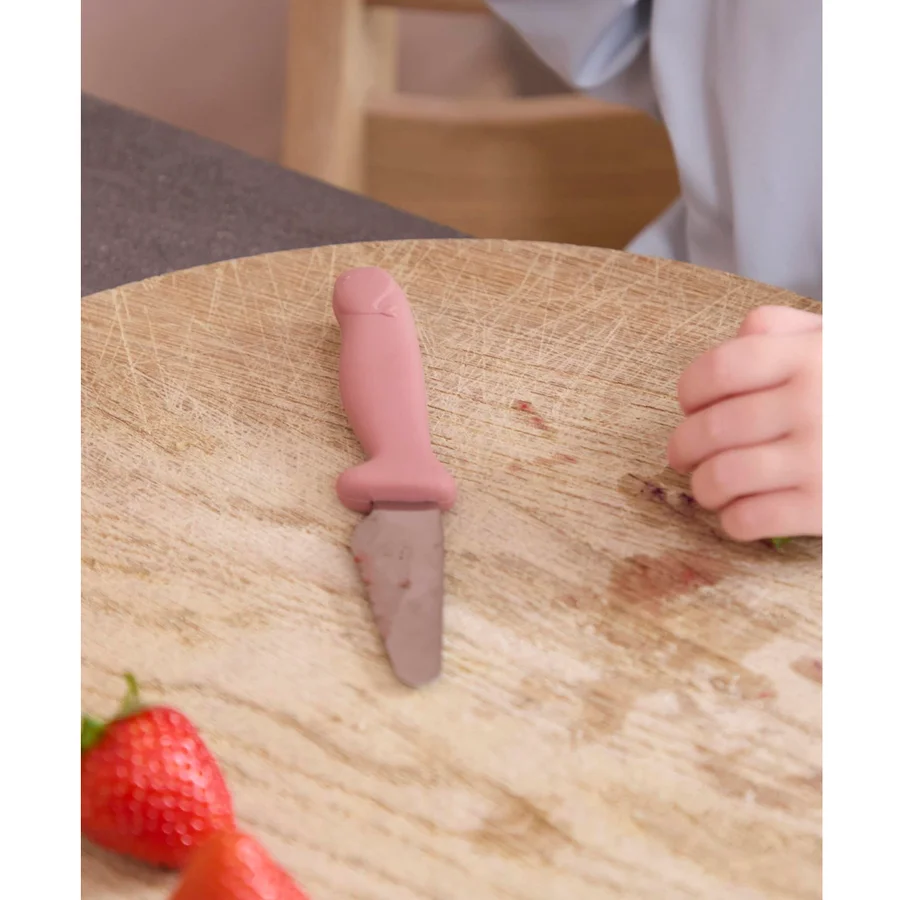 Filibabba Messer-Set für Kinder - 2er-Pack, Warm Grey/Rose