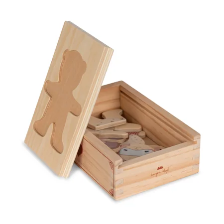 Konges Sløjd Anzieh-Puzzle-Spiel, rot