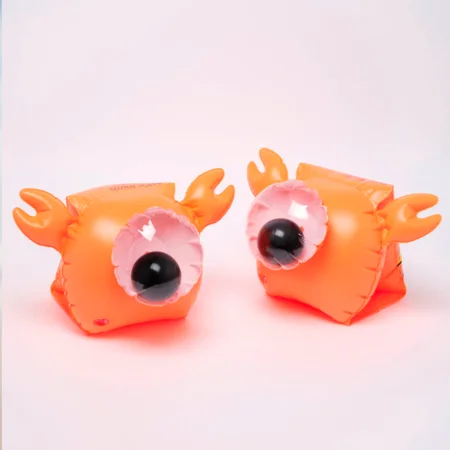 Sunnylife Schwimmflügel "Krabben" neon orange
