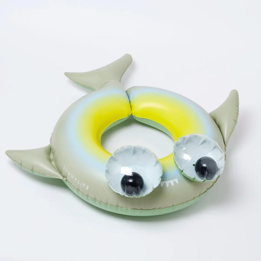 Sunnylife Schwimmreifen "Hai", khaki