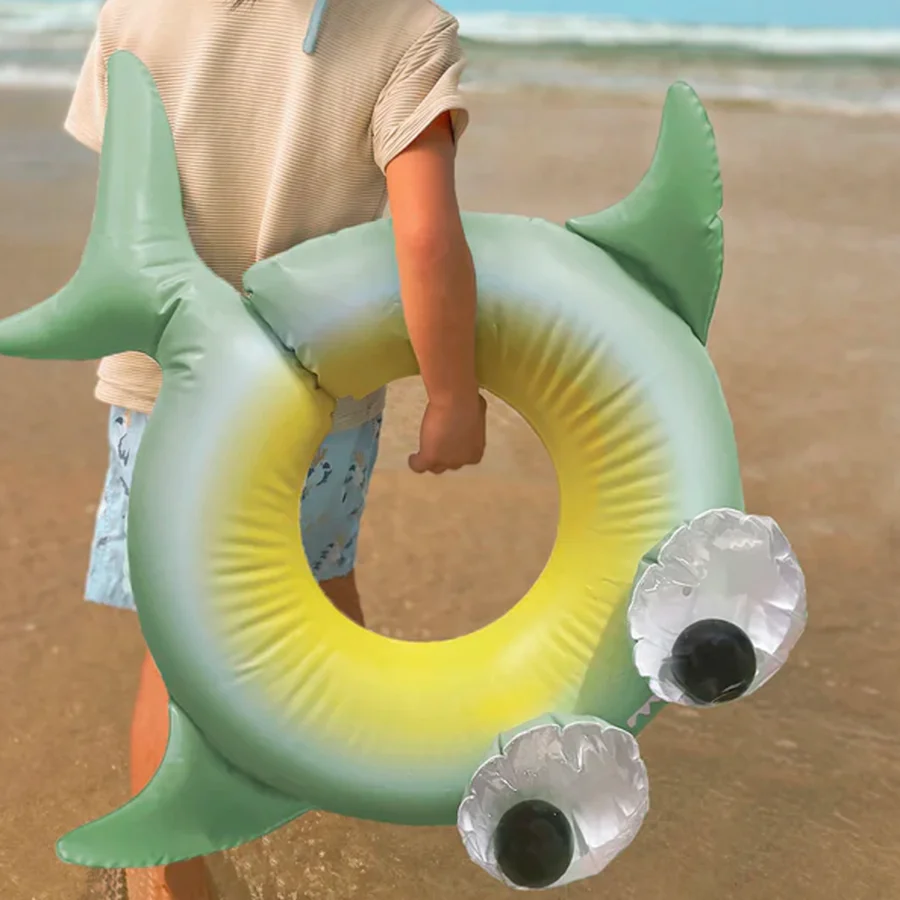 Sunnylife Schwimmreifen "Hai", khaki