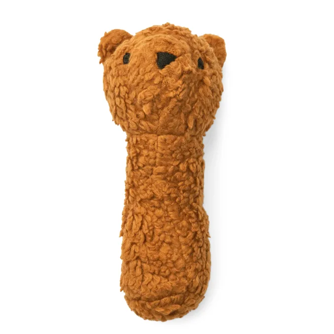 Liewood Babyrassel Bär, golden caramel