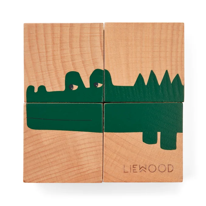 Liewood Aage Holzpuzzle, all together/nature