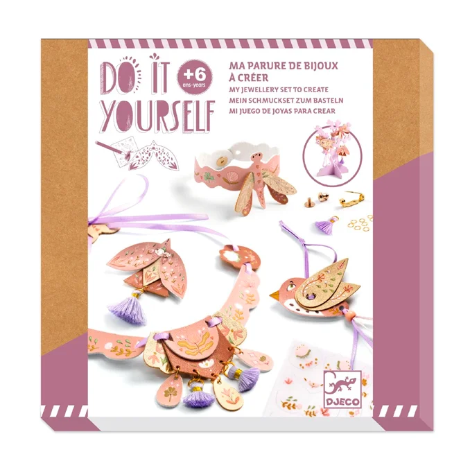 Djeco DIY, Miss Rosefinch smykker