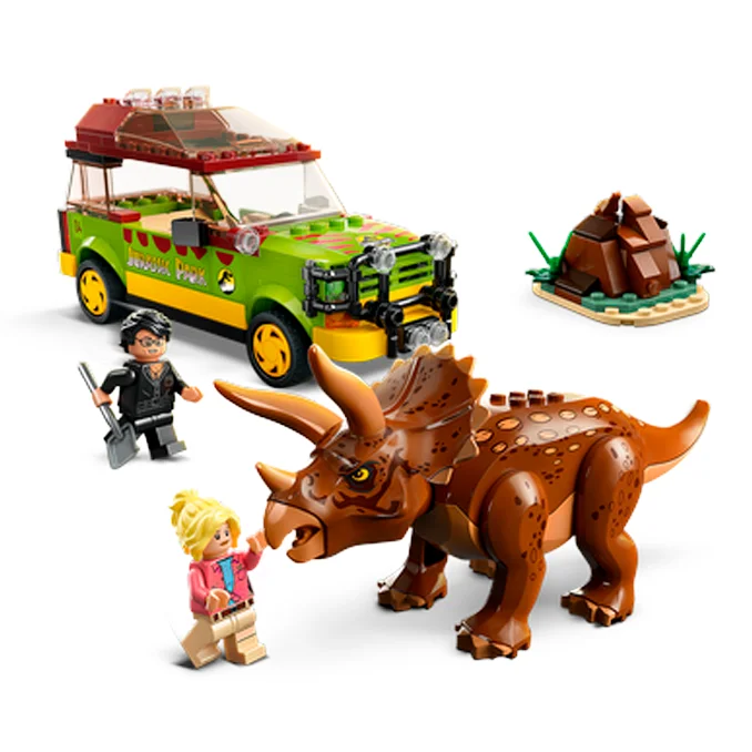 LEGO JURASSIC PARK Triceratops-Forschung