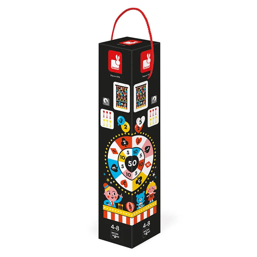 Janod Magnetische Dartscheibe, Fun Fair