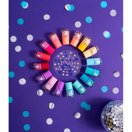 Martinelia galaxy dreams sæt med 16 neglelakker og pyntekrystaller