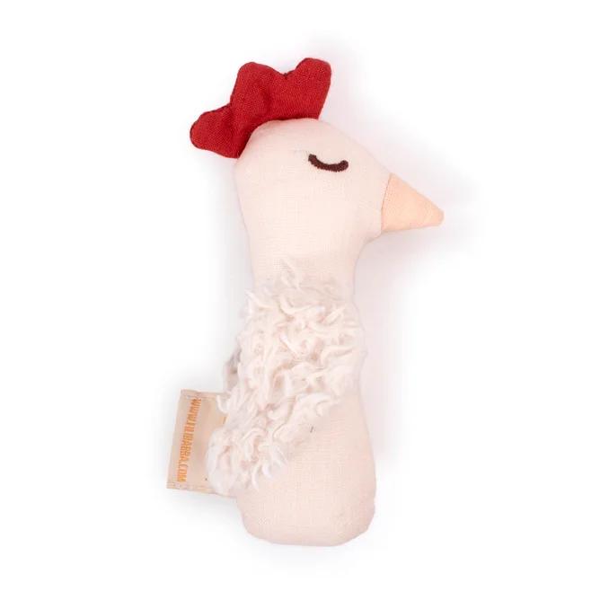 Filibabba Rassel aus Leinen, Huhn